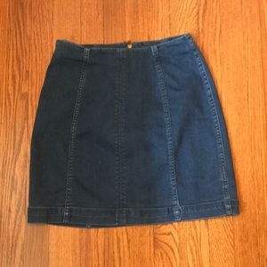 Free People Modern Femme Denim Mini. Size 2.